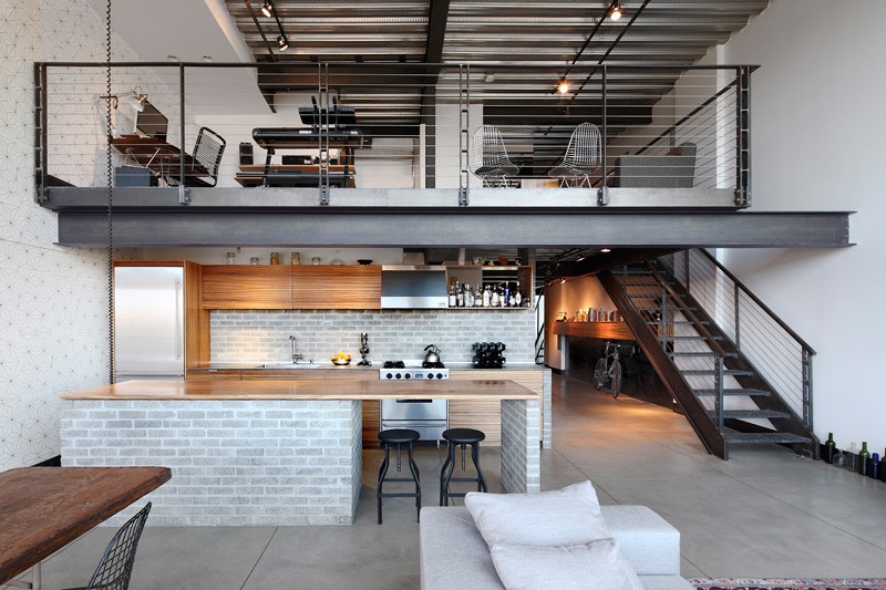 An Industrial Interior For This Loft Apartment In Seattle