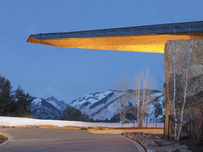 طراحی ویلای کوهستانی در آسپن کولورادو