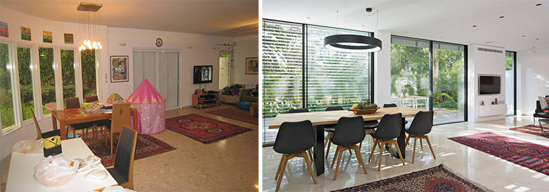 Before And After - A Contemporary Update For A 1980s House