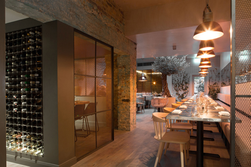 Bandol Restaurant by Kinnersley Kent Design