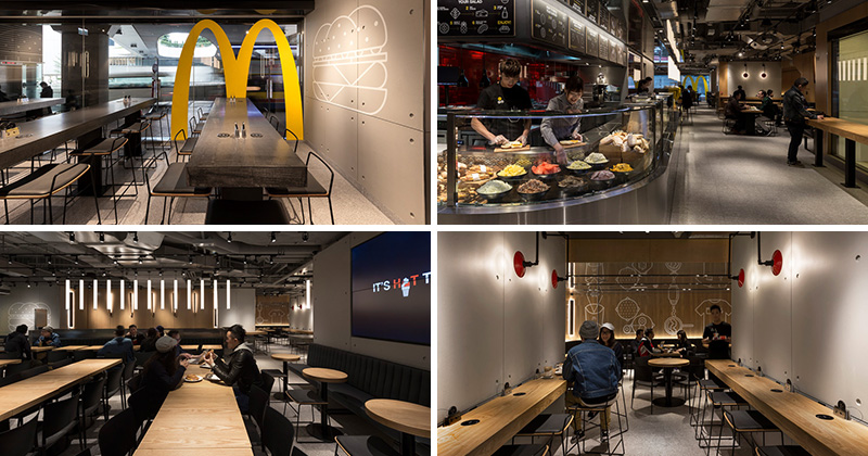 Dit is het meest opmerkelijk moderne McDonald's restaurant dat we ooit hebben gezien, met een indrukwekkende rebranding.