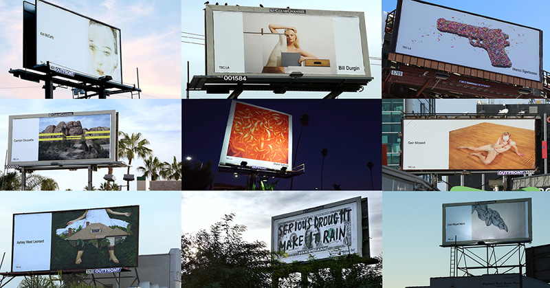 Billboards in Los Angeles are showing artwork instead of advertising