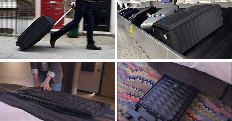 This New Suitcase Design Claims To Be The World?s First Smart, Collapsible, Hard Case Luggage