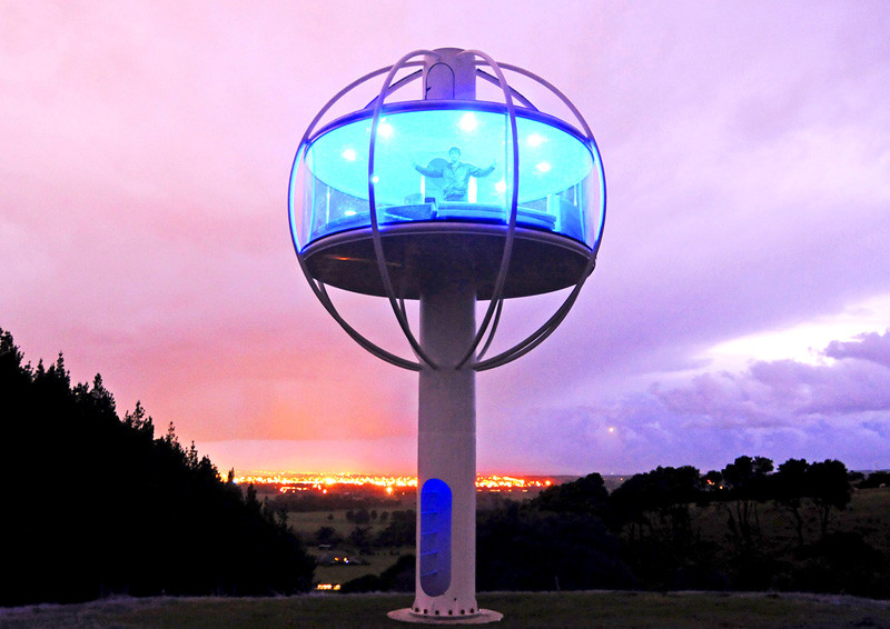 Watch this video to see what the inside of The Skysphere really looks like