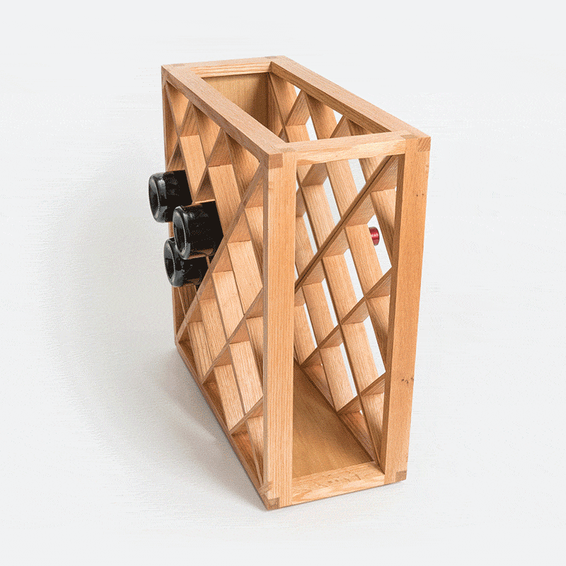 An Illusionist Has Created A Puzzling Wine Rack