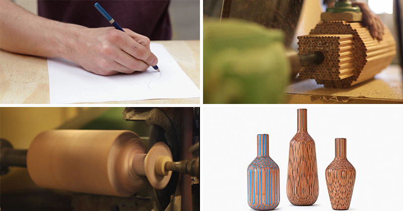 See How Pencils Were Turned Into Surprisingly Creative Vases