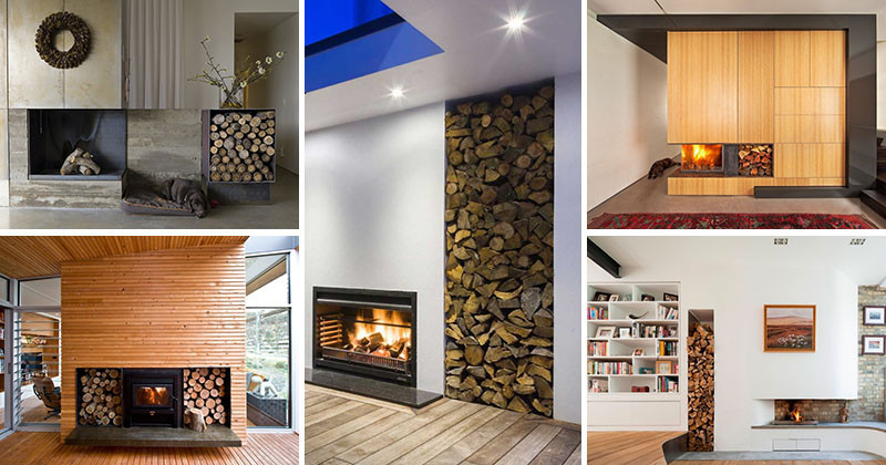 14 Inspirational Ideas For Storing Firewood In Your Home