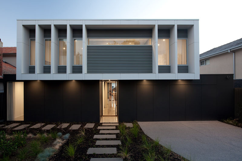 A new home designed for a young family in Melbourne