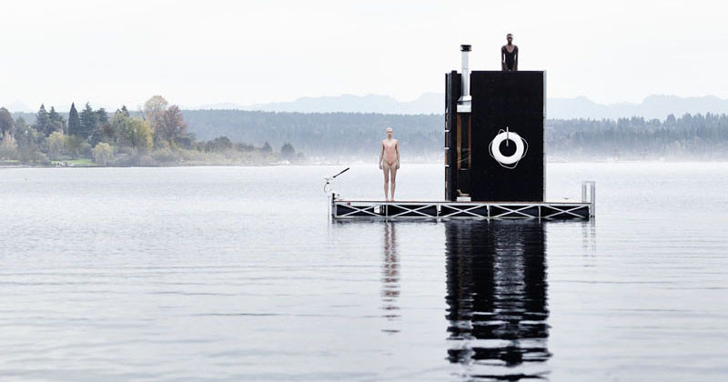 There?s a floating sauna on a lake in Seattle