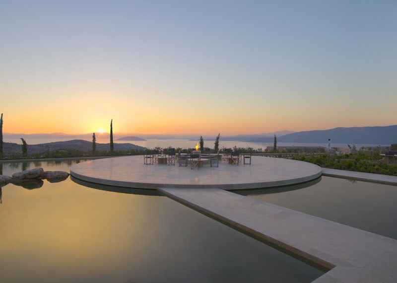 15 Pictures Of The Amanzoe Hotel That Has Amazing Views Of The Aegean Sea