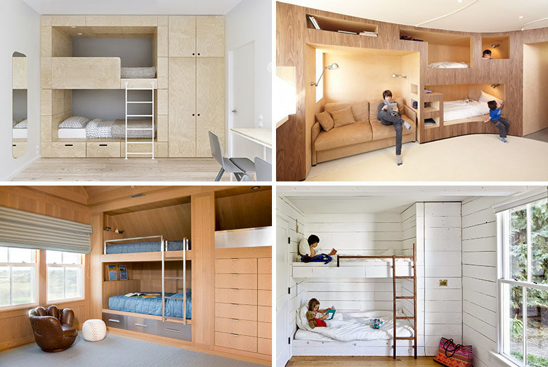 built in bunk bed designs