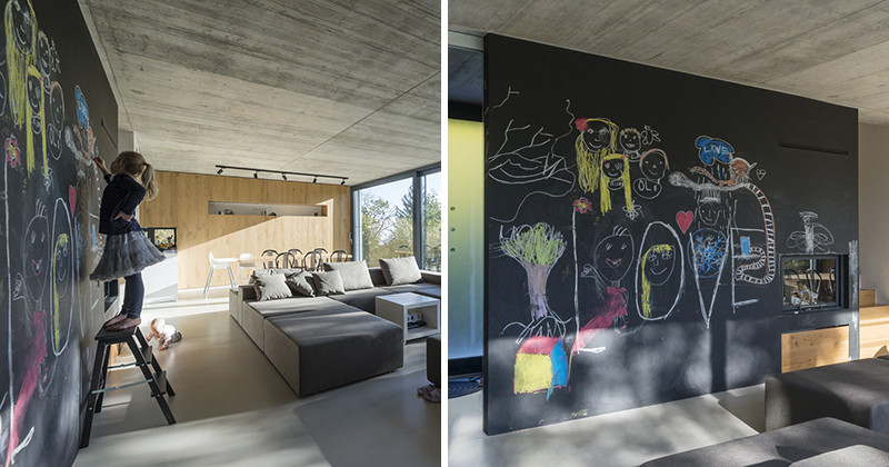 This Home Encourages Kids To Draw On The Wall