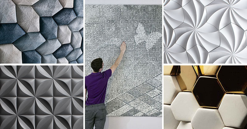 25 Creative 3D Wall Tile Designs To Help You Get Some Texture On Your Walls