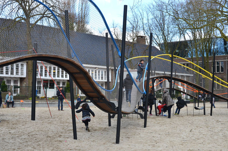 This New Playground Is Designed Like A Winding Rollercoaster For Super Happy Fun Times