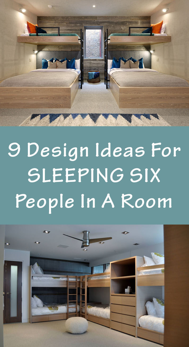 9 Design Ideas For Sleeping Six People In A Room