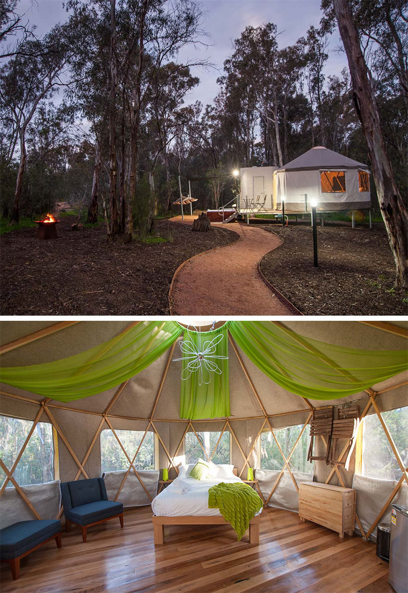 10 Glamping Destinations For People Who Want To Go Camping But Need The Luxuries Of A Hotel // Talo Retreat at Moama on Murray Resort - Moama, Australia