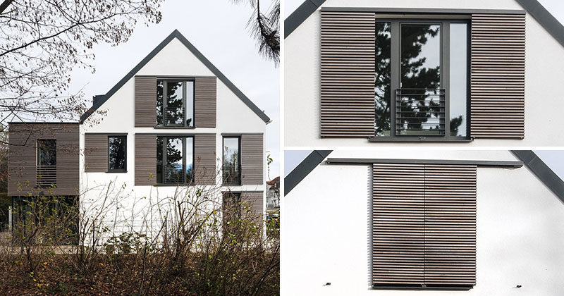 This House Is An Example Of How To Do Modern Window Shutters
