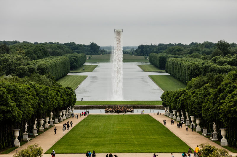 Olafur Eliasson Has Created A Giant Waterfall At The Palace Of Versailles In France