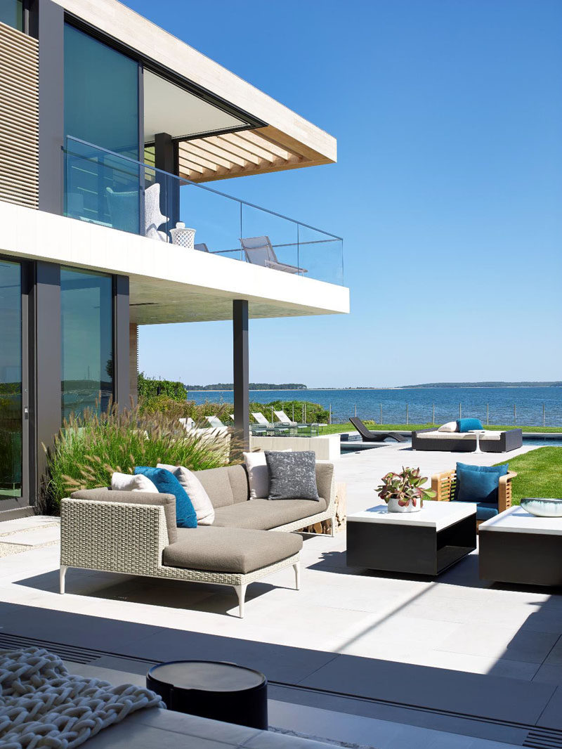 Outdoor living is a priority at this home in New York.