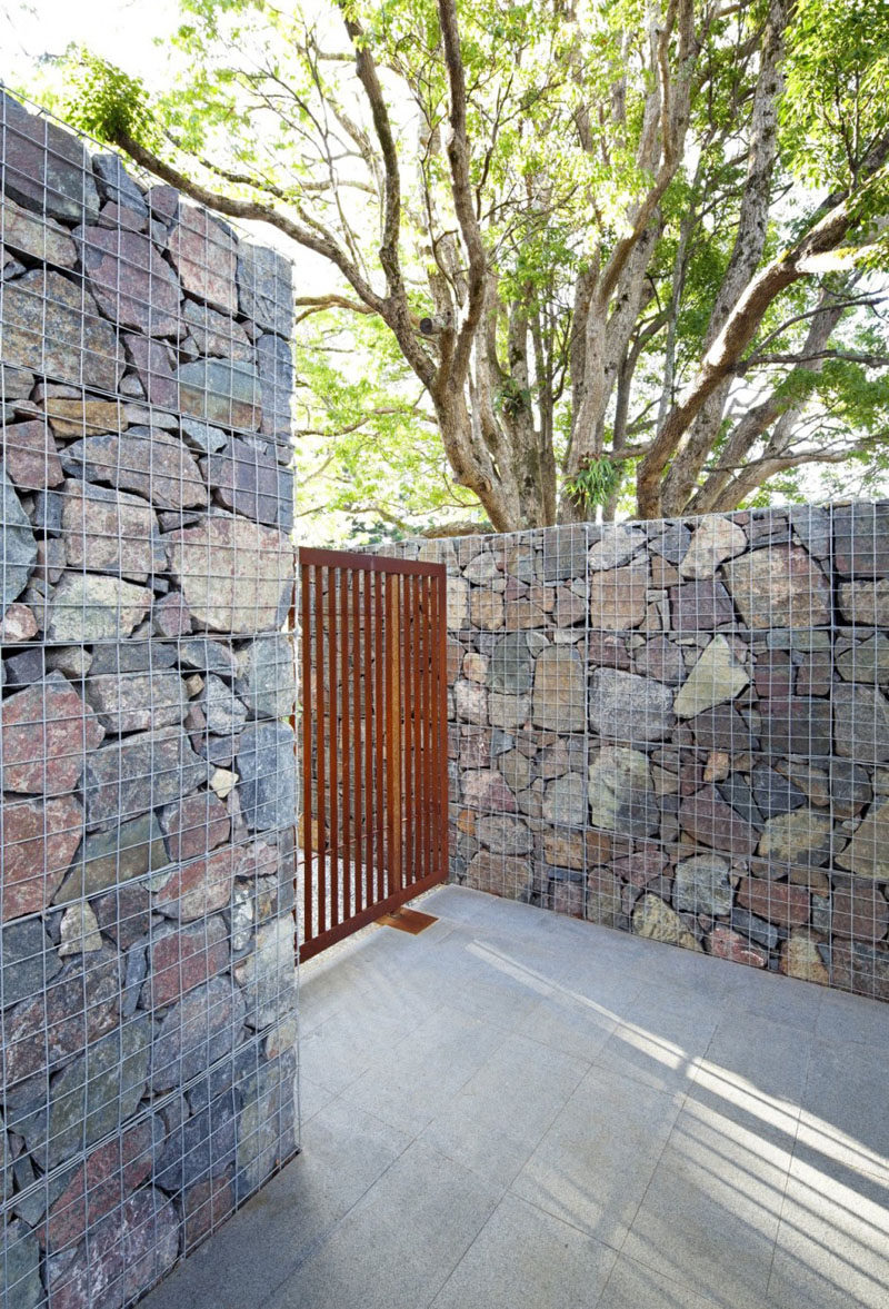 What are gabions used for?