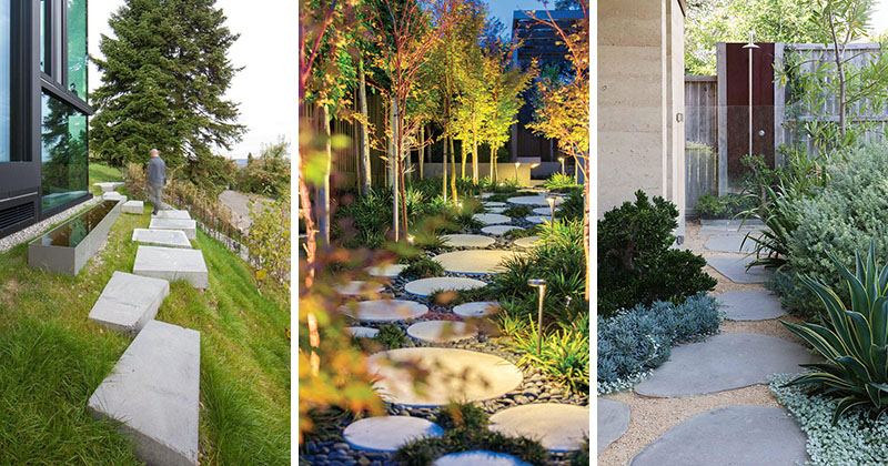 Stepping Stones In Your Garden, Large Landscaping Stepping Stones Ontario
