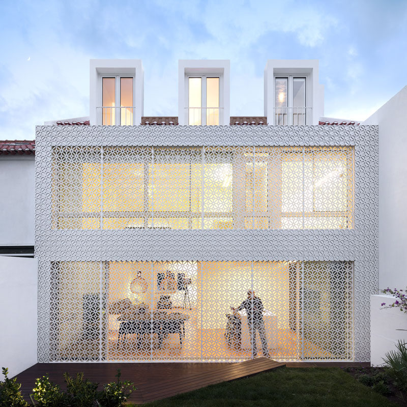 This Home Is Covered In A Security Screen With Style