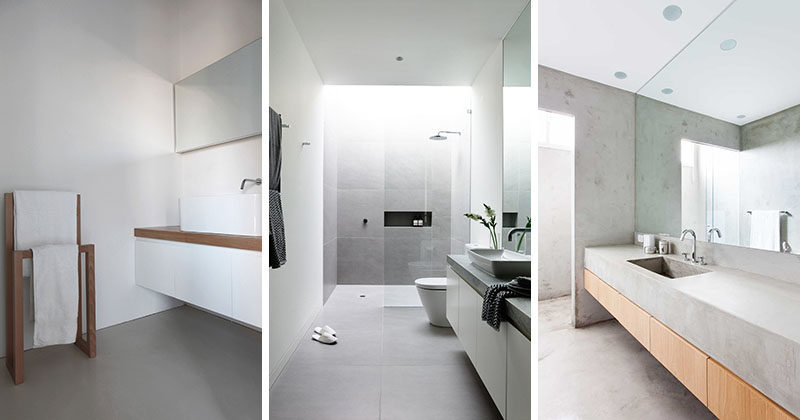 6 ideas for creating a minimalist bathroom | contemporist