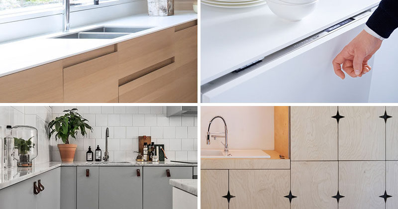 Kitchen Design Idea ? Cabinet Hardware Alternatives