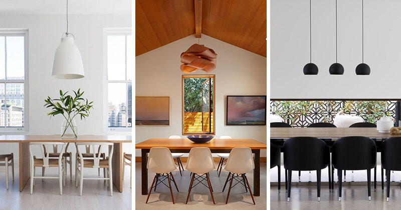 Lighting Design Idea ? 8 Different Style Ideas For Lighting Above Your Dining Table