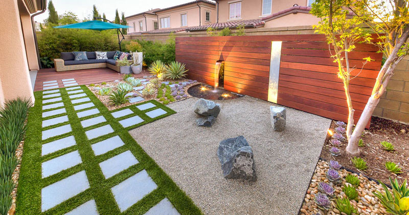 backyard japanese rock garden