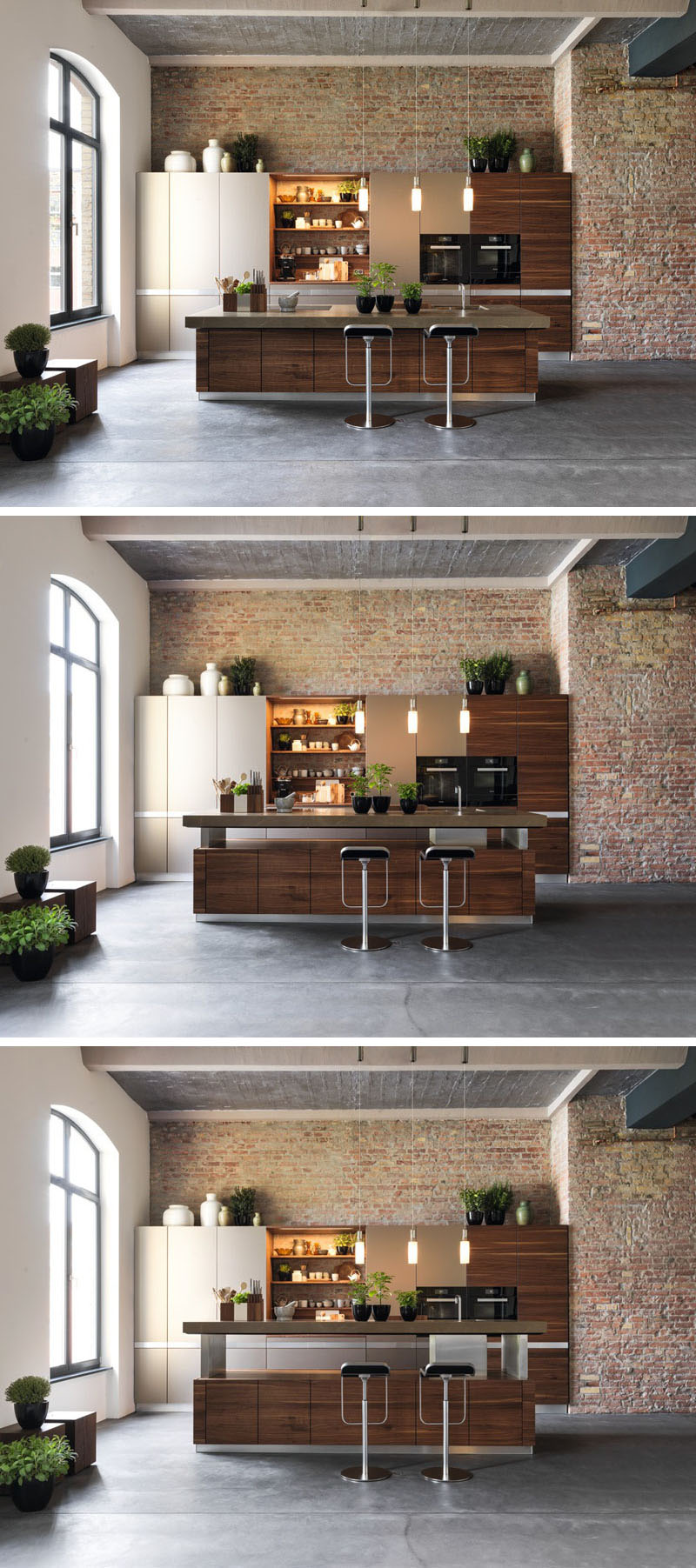 Kitchen Design Idea Adjustable Height Kitchen Island CONTEMPORIST