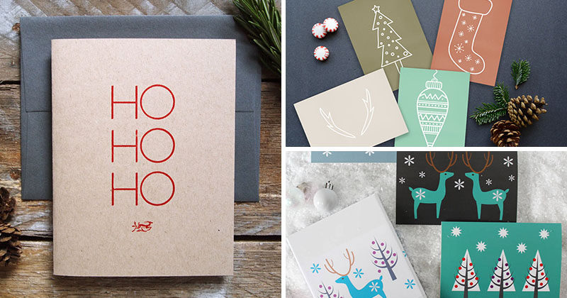14 Examples Of Modern Christmas Cards To Keep Your Holidays Contemporary
