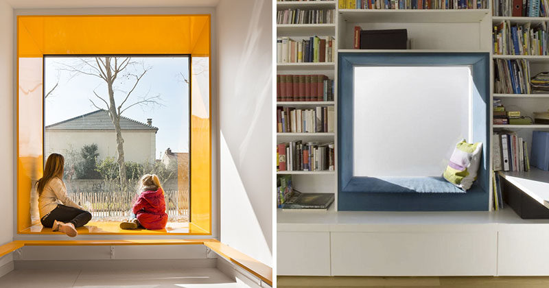 Interior Design Idea ? Surround Your Window Seat With Color