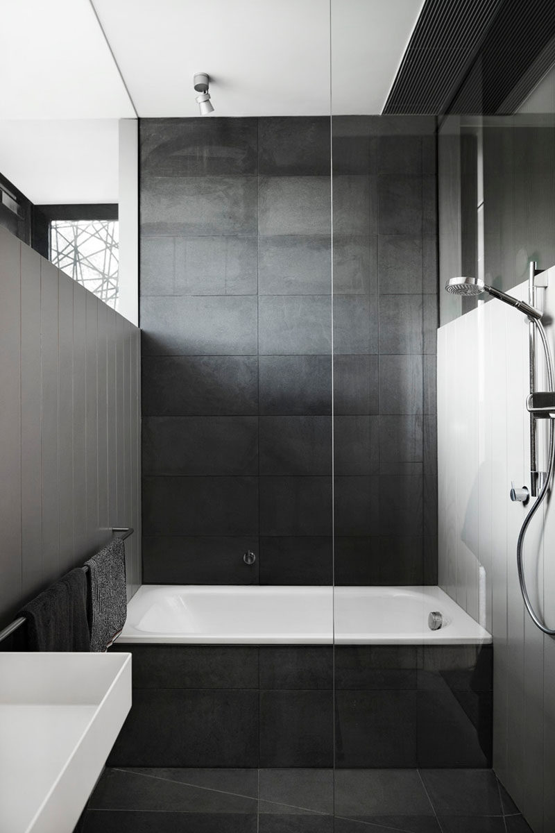 Bathroom Tile Idea - Use Large Tiles On The Floor And ...