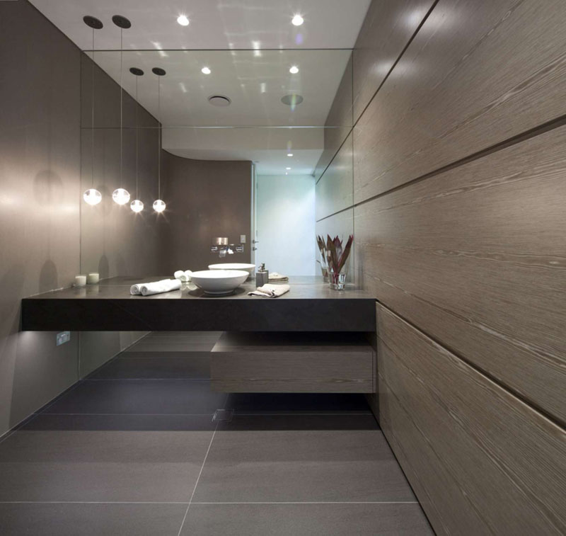 Bathroom Tile Idea Use Large Tiles On The Floor And Walls (18 Pictures) CONTEMPORIST