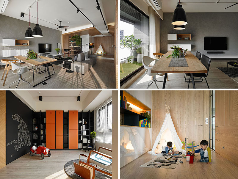 This Bright Family Apartment Has Been Divided Into Zones That All Serve Unique Functions