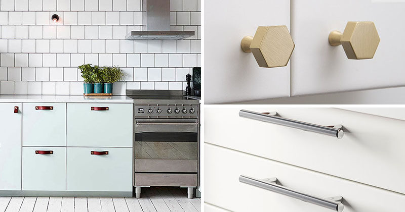 8 kitchen cabinet hardware ideas for your home | contemporist