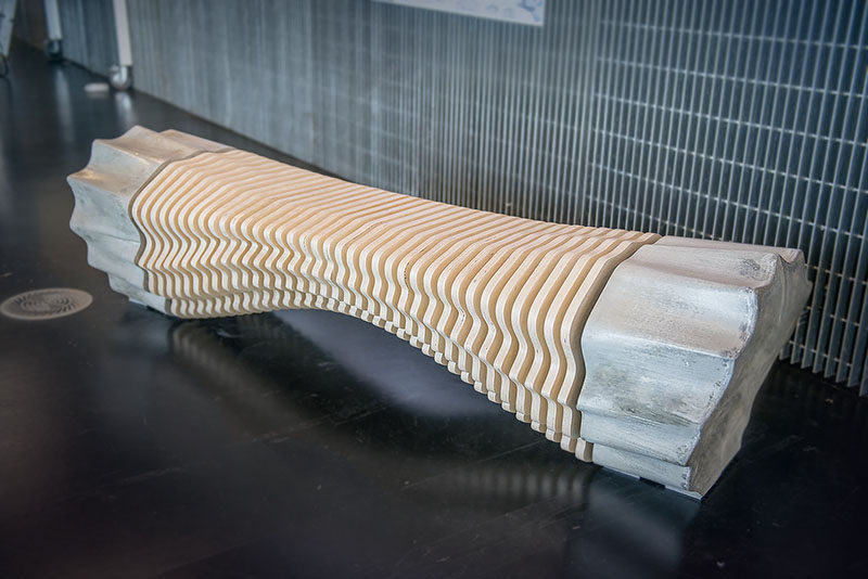 Tianzhu Zhang Has Designed The Fluidity Bench