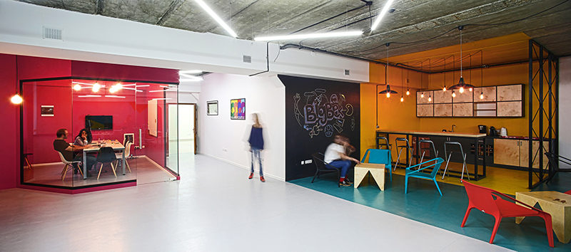 Interior Design Idea - Use Color To Define An Area