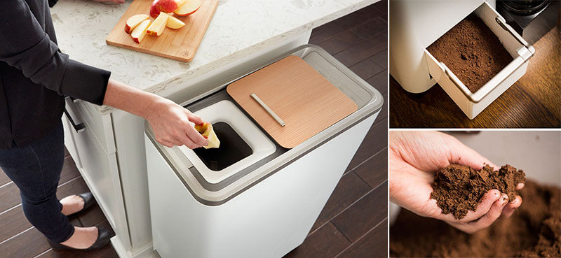 This easy indoor compost system turns food scraps into fertilizer in 24  hours