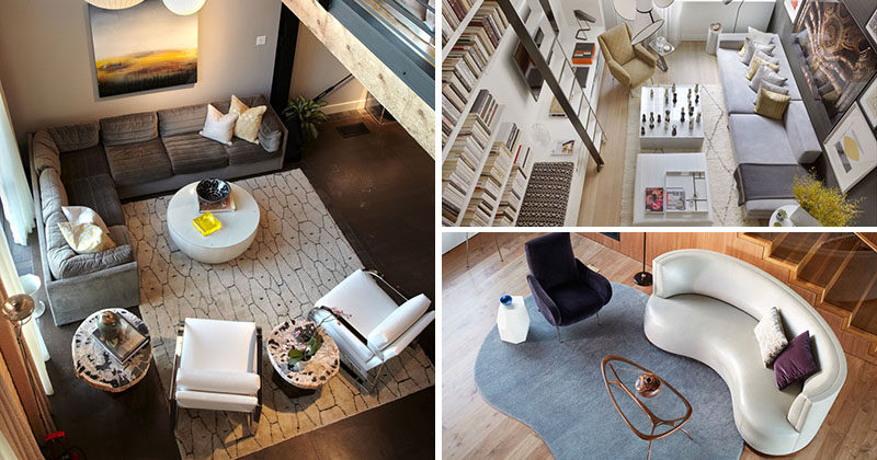 Interior Design Ideas ? 17 Modern Living Rooms As Seen From Above