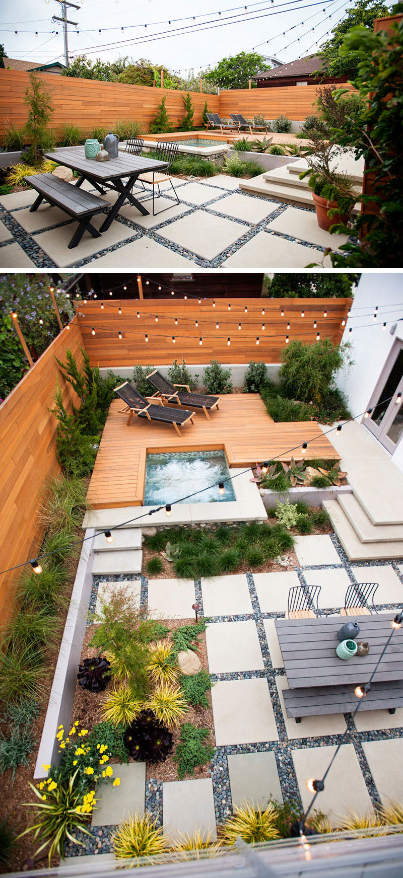 Landscaping Design Ideas  Backyards Designed For Entertaining The Multiple Levels Of This Backyard