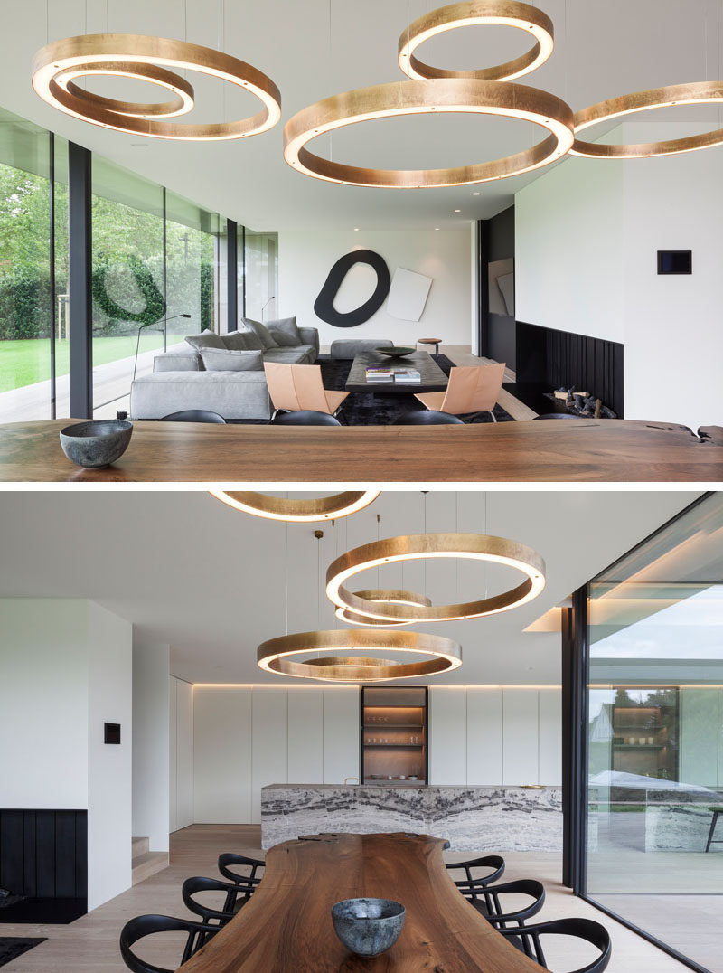 CONTEMPORIST: Dining Room Lighting Ideas - Use multiple fixtures over