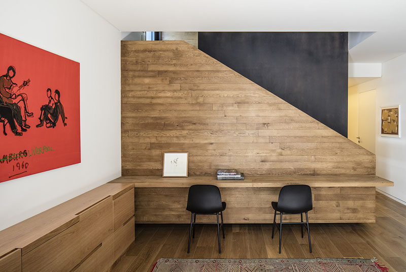 Interior Design Ideas ? Build A Desk On An Unused Wall Space