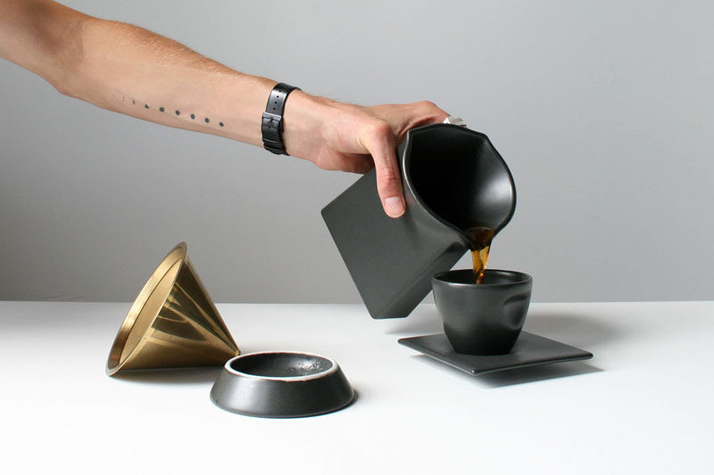 Daniel Kamp Has Designed A Minimalist Pour Over Coffee Brewer