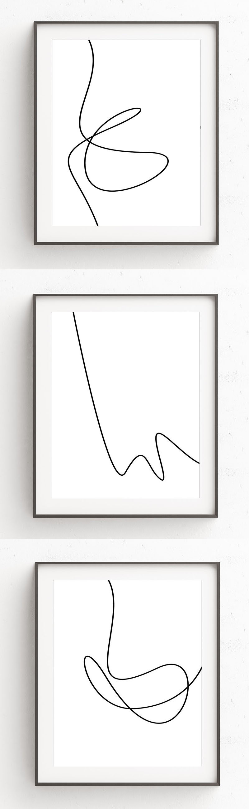 Minimalist Line Art Prints Are A Simple Way To Decorate