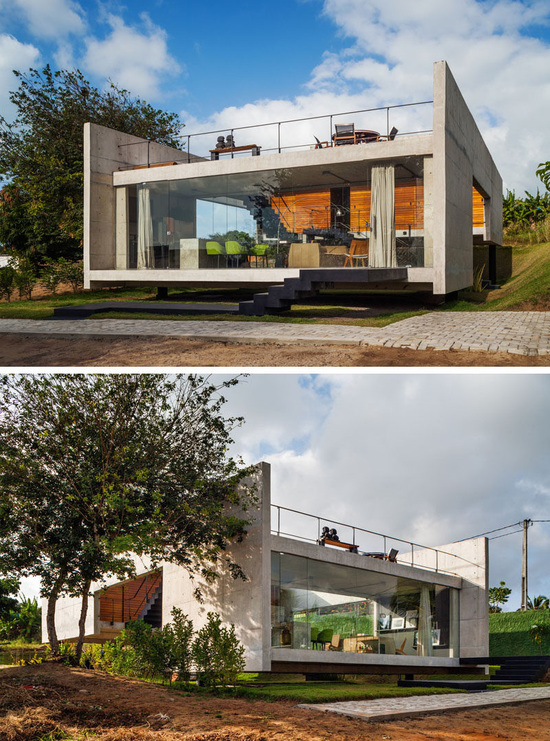 13 Modern House Exteriors Made From Concrete Contemporist