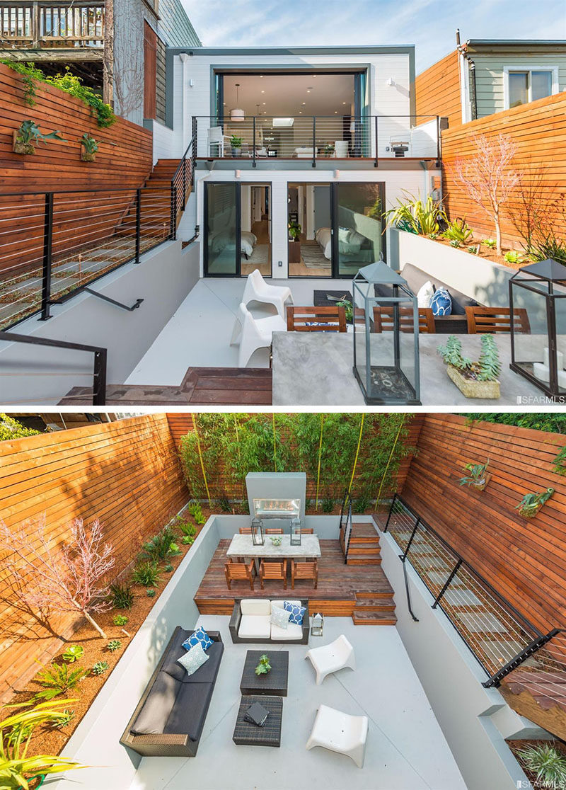 Backyard Design Idea Use Multiple Levels To Define Different