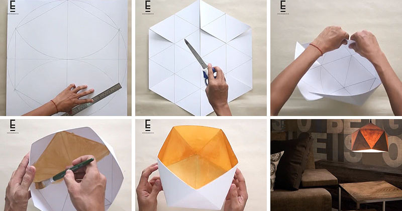 How an Artist Recycles Paper Into Papier-Mâché Lampshades