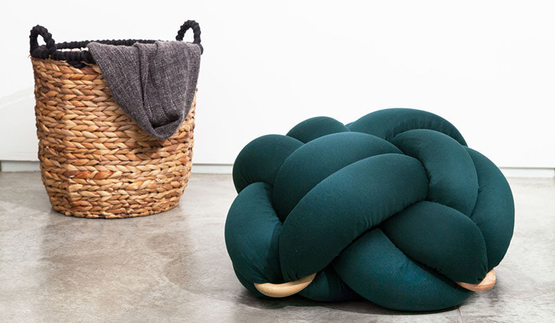The Design Of These Oversized Cushions Was Inspired By Knots Tied By Sailors